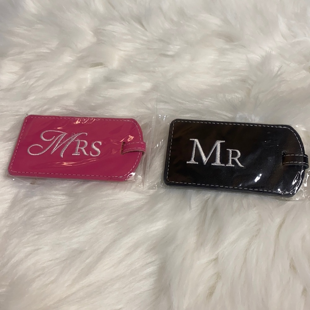 “Mr. & Mrs.” Luggage Tags (NWT)